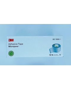 3M Micropore Tape(1") 2.5 cm x 9.14 m - Pack of 12