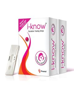 I-Know ovulation test kit for women planning pregnancy - 5 strips x Pack of 2