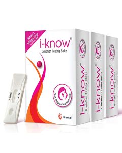 I-Know ovulation test kit for women planning pregnancy - 5 strips x Pack of 3