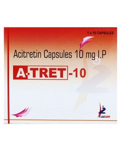 A Tret 10mg Strip Of 10 Capsules