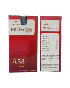 Allen A58 Headache Drops 30 ml