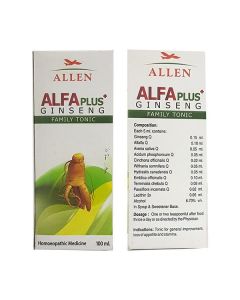 Allen Alfa Plus Ginseng Family Tonic 100 ml