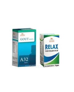 Allen Anti Gout Combo Pack (A32 + Relax Pain Killer Balm)