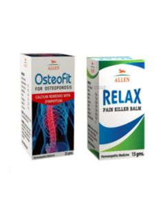 Allen Anti Osteoporosis Combo Pack (Osteofit Tablet + Relax Pain Killer Balm)
