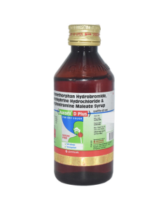 Ascoril D Plus Sugar Free Bottle Of 100ml Syrup