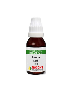 Bakson's Baryta Carb 200 CH Liquid 30 ml