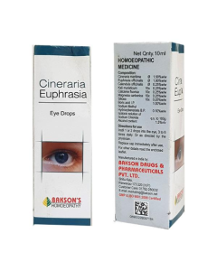 Bakson's Cineraria Euphrasia Eye Drops 10 ml