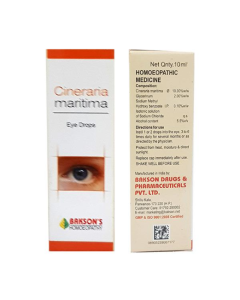 Bakson's Cineraria Maritima Eye Drops 10 ml