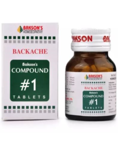Bakson's Compound 1 Backache Tablet 100 gm