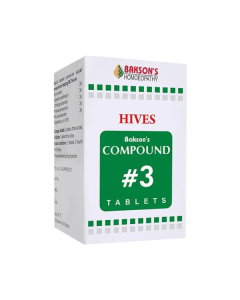 Bakson's Compound 3 Hives or Urticaria Tablet 100 gm