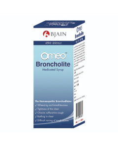 BJain Omeo Broncholite Medicated Syrup 100 ml