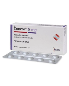 Concor 5mg Strip Of 10 Tablets
