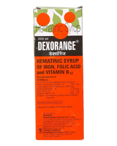 Dexorange Orange Flavoured Syrup 200ml