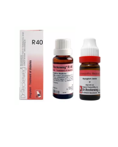 Dr. Reckeweg Diabetic Care Combo Pack of R40 Diabetes Drop 22ml & Syzygium Jamb Mother Tincture Q 20ml