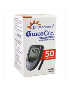 Dr.Morepen GlucoOne Blood Glucose Test Strips (Pack of 50's) (BG03)