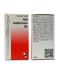Dr. Reckeweg Kali Sulphuricum 6X Tablet 20 gm