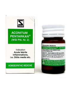 Dr. Willmar Schwabe Aconitum Pentarkan Tablet 20 gm