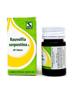 Dr. Willmar Schwabe Rauvolfia Serpentina 1X Tablet 20 gm