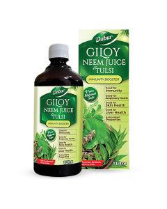 Dabur Giloy Neem Tulsi Juice: Giloy, Neem and Tulsi Juice -1L