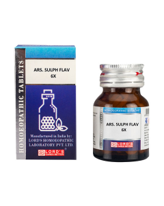 Lord's Trituration Ars Sulph Flav 6X Tablet 25 gm