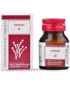 Lord's Trituration Aurum Met 3X Tablet 25 gm