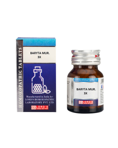 Lord's Trituration Baryta Mur 3X Tablet 25 gm