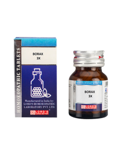 Lord's Trituration Borax 3X Tablet 25 gm