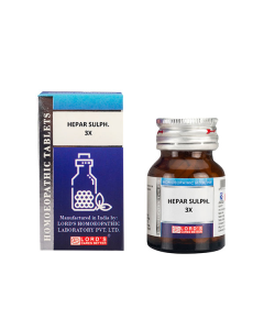Lord's Trituration Hepar Sulph 3X Tablet 25 gm