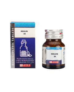 Lord's Trituration Insulin 3X Tablet 25 gm