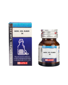 Lord's Trituration Merc Iod Ruber 3X Tablet 25 gm