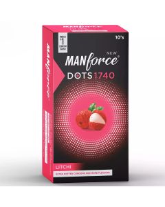 Manforce Dots 1740 Condom Litchi