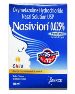 Nasivion 0.025% Child Nasal Drops 10ml