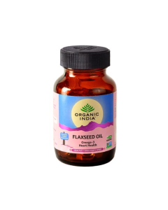 Organic India Flax Seed Oil Veg Capsule 60's
