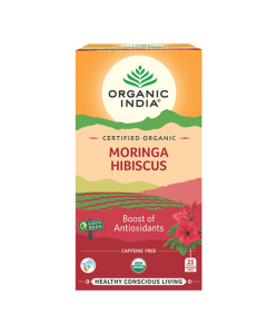 Organic India Tea Bags- Moringa Hibiscus 25's