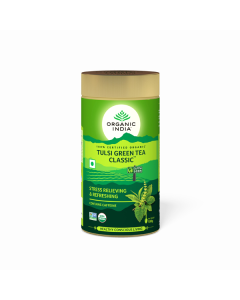 Organic India Tulsi Green Tea Classic Powder 100 gm