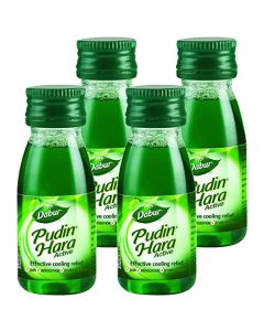 Dabur Pudin Hara Active - 30ml (Pack of 4)