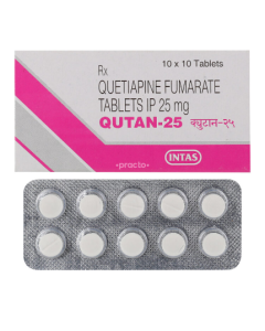 Qutan 25mg Tablet 10'S