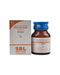 SBL Borax 3X Tablet 25 gm