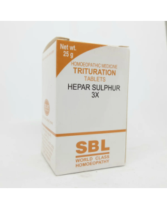 SBL Hepar Sulphur 3X Tablet 25 gm