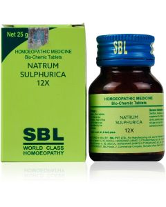 SBL Natrum Sulphuricum 12X Tablet 25 gm