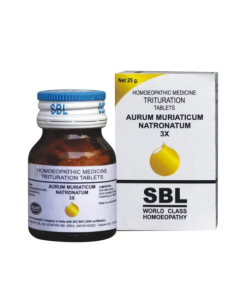 SBL Aurum Muriaticum Natronatum 3X Tablet 25 gm
