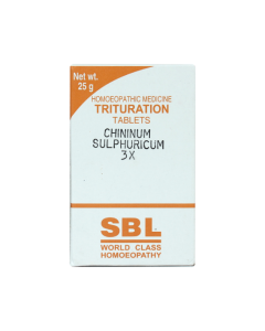 SBL Chininum Sulphuricum 3X Tablet 25 gm