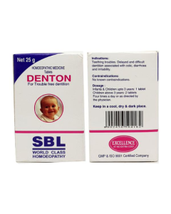 SBL Denton Tablets 25 gm