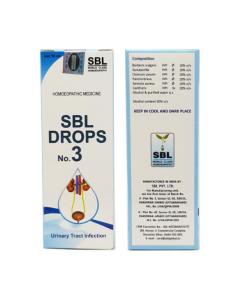 SBL Drops No.3 for Urinary Tract Infection 30 ml