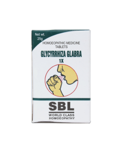 SBL Glycyrrhiza Glabra 1X Tablet 25 gm