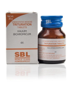 SBL Kalium Bichromicum 4X Tablet 25 gm