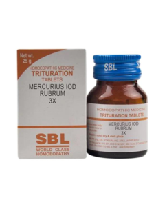 SBL Mercurius Iod.Ruber 3X Tablet 25 gm