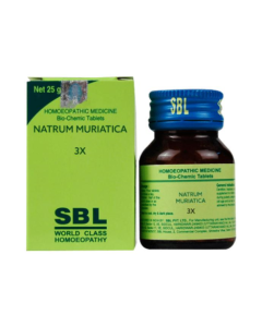 SBL Natrum Muriaticum 3X Tablet 25 gm