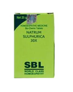SBL Natrum Sulphuricum 30X Tablet 25 gm