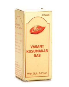 Dabur Vasant Kusumakar Ras with Gold & Pearl Tablet